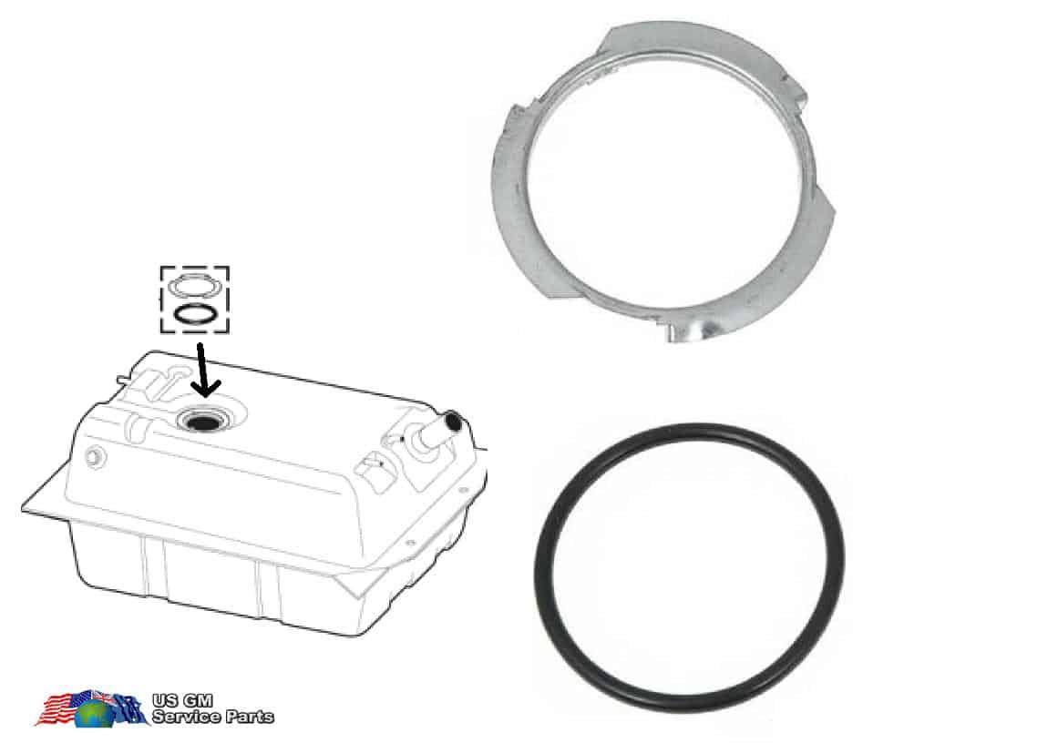 Fuel Tank Sender Lock Ring & seal 61-81 vario